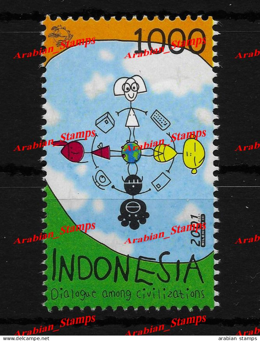 INDONESIA 2001 JOINT ISSUE DIALOGUE AMONG THE CIVILIZATIONS UNITED NATIONS CIVILISATIONS DIALOG - Gezamelijke Uitgaven