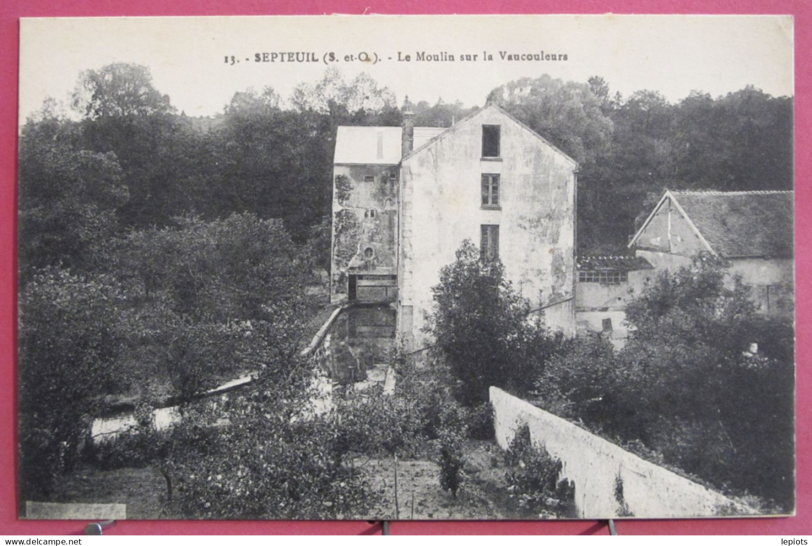 Visuel Très Peu Courant - 78 - Septeuil - Le Moulin Sur La Vaucouleurs - Excellent état - Septeuil