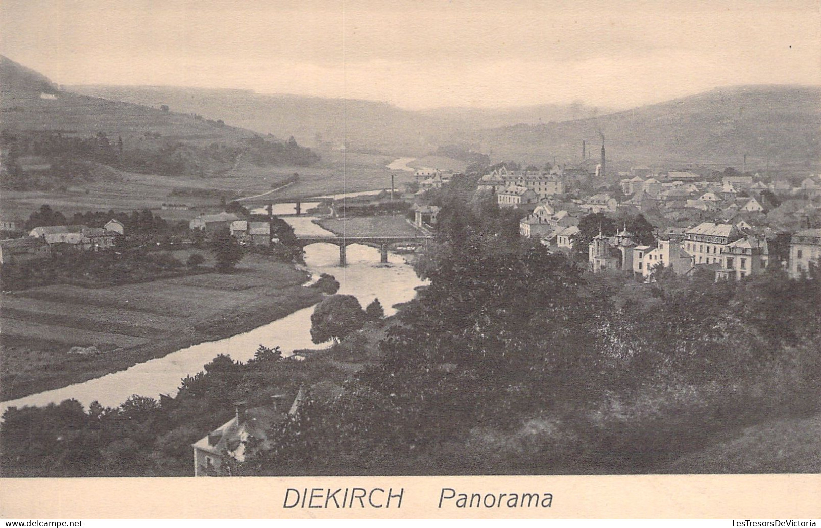 LUXEMBOURG - Diekirch - Panorama - Carte Postale Ancienne - Diekirch