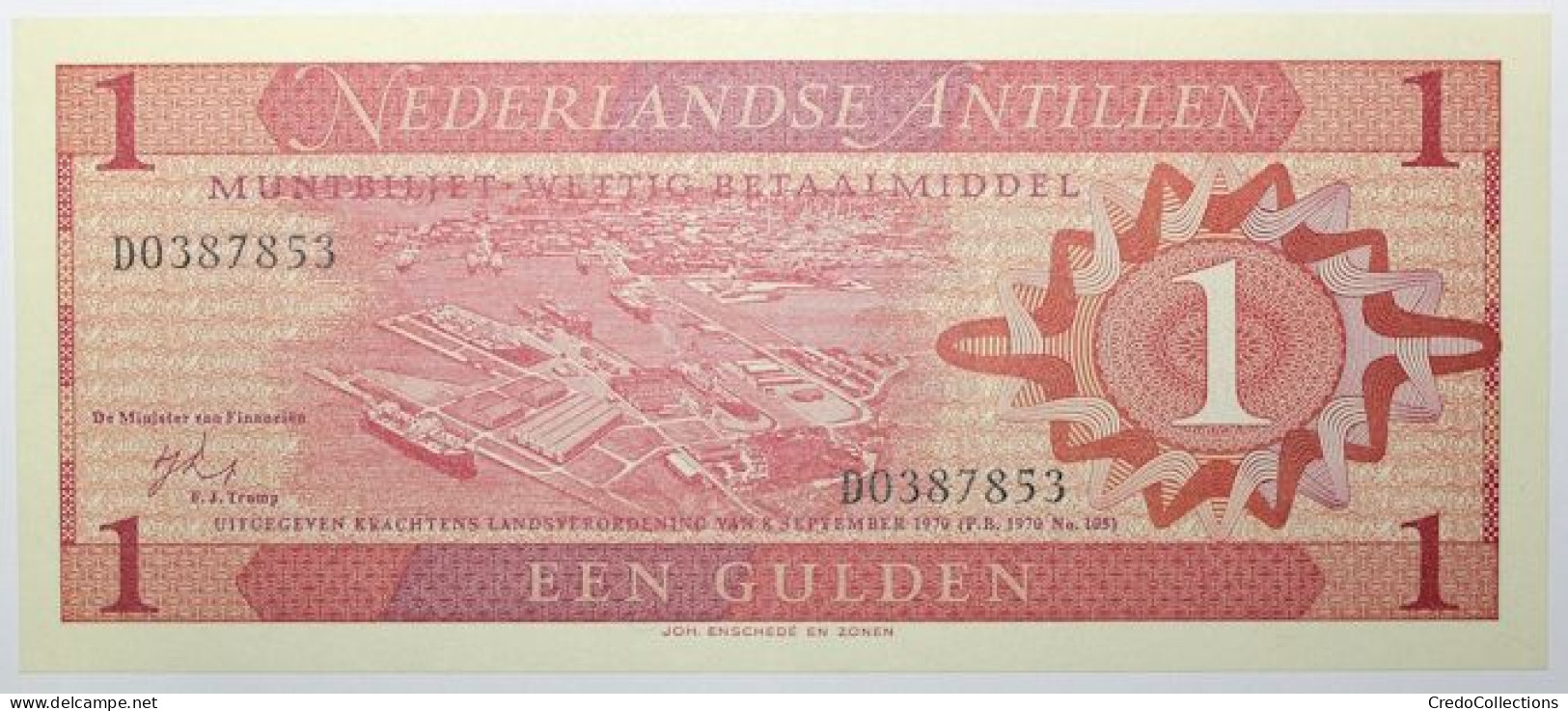 Antilles Néerlandaises - 1 Gulden - 1970 - PICK 20a - NEUF - Netherlands Antilles (...-1986)