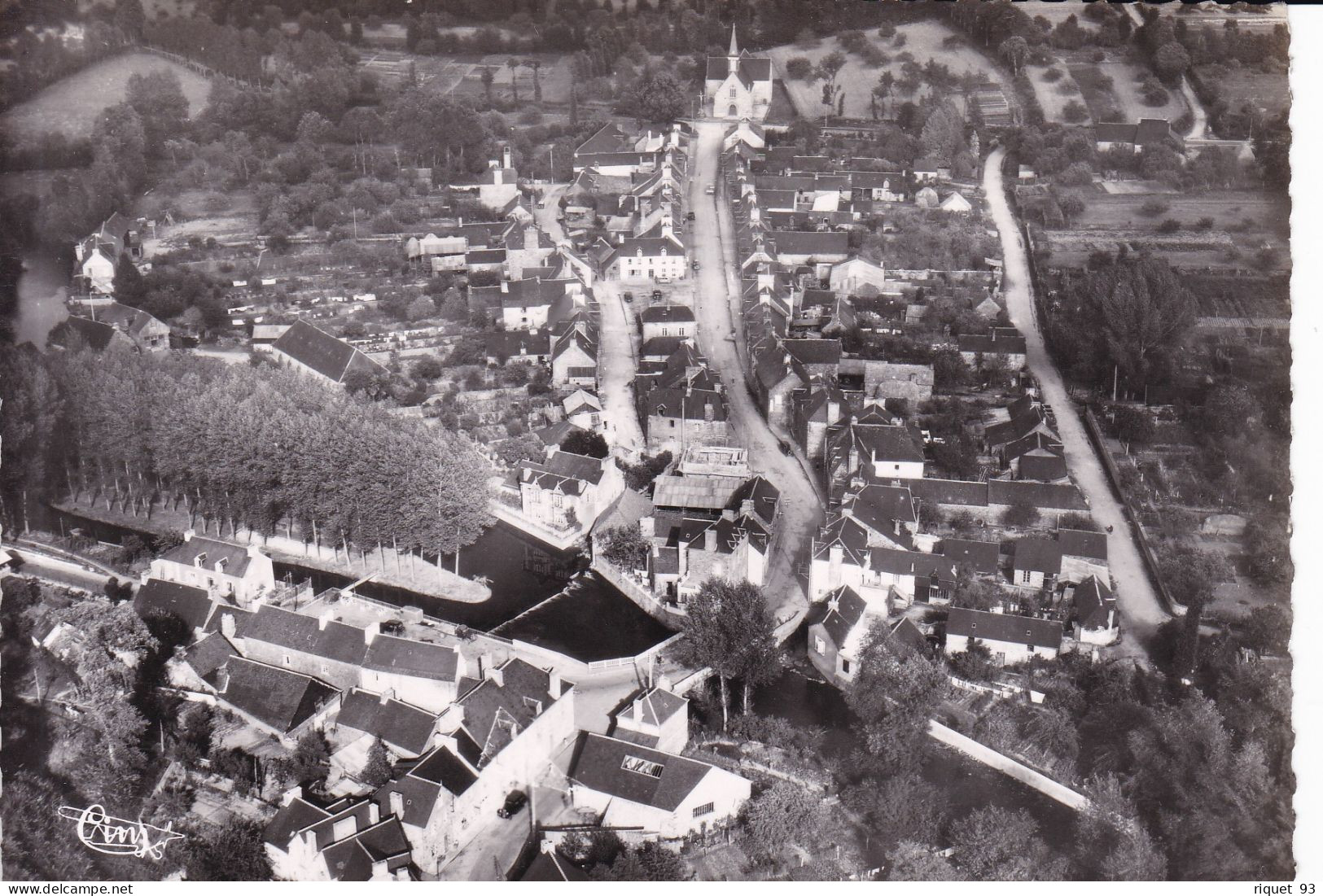 LA CHEZE - Vue Aérienne - Le Pont Sur Le Lié - Vue Générale Et L'Eglise - La Chèze