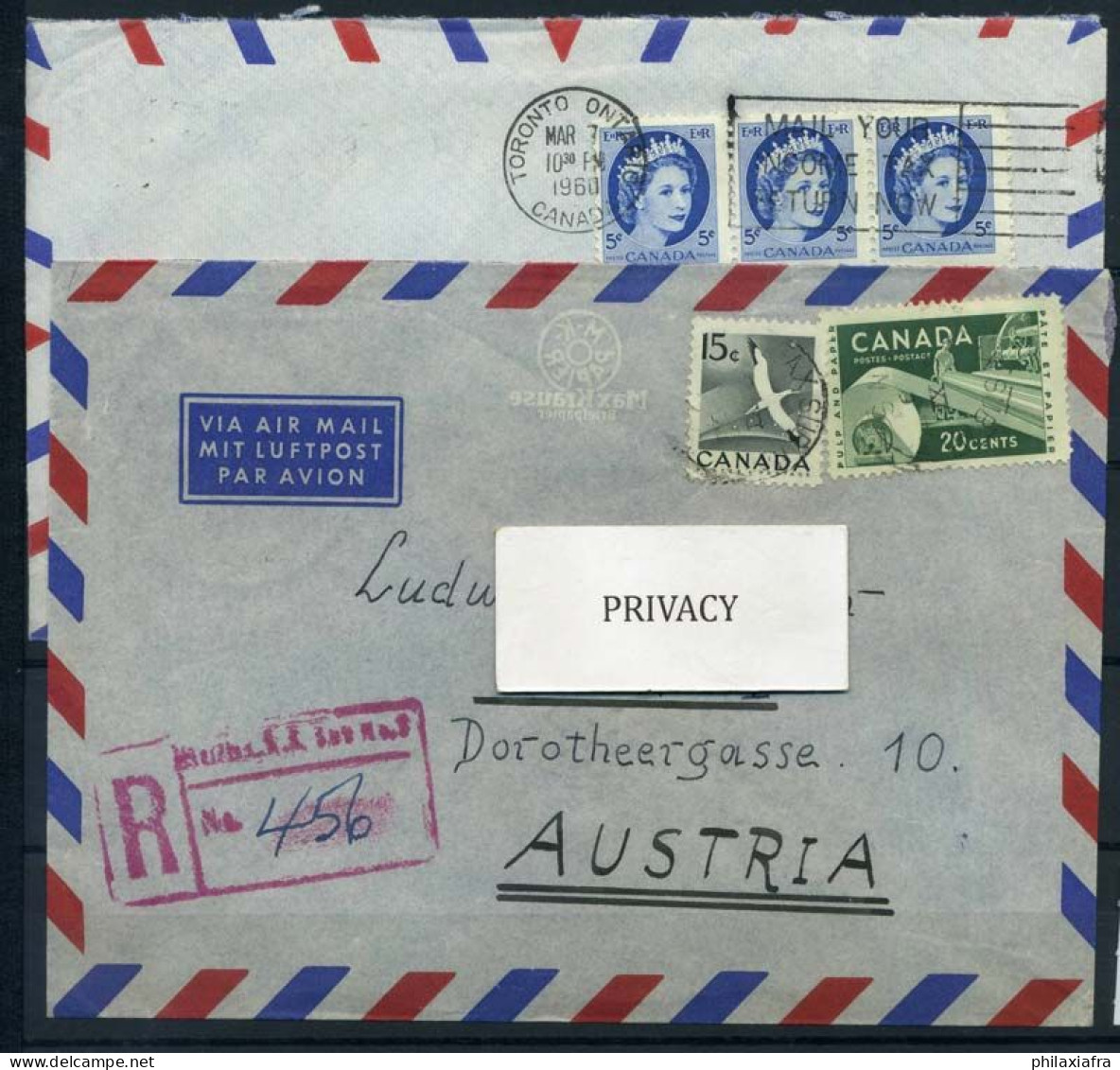 Canada 1960 Enveloppe 100% Enveloppe - Lettres & Documents