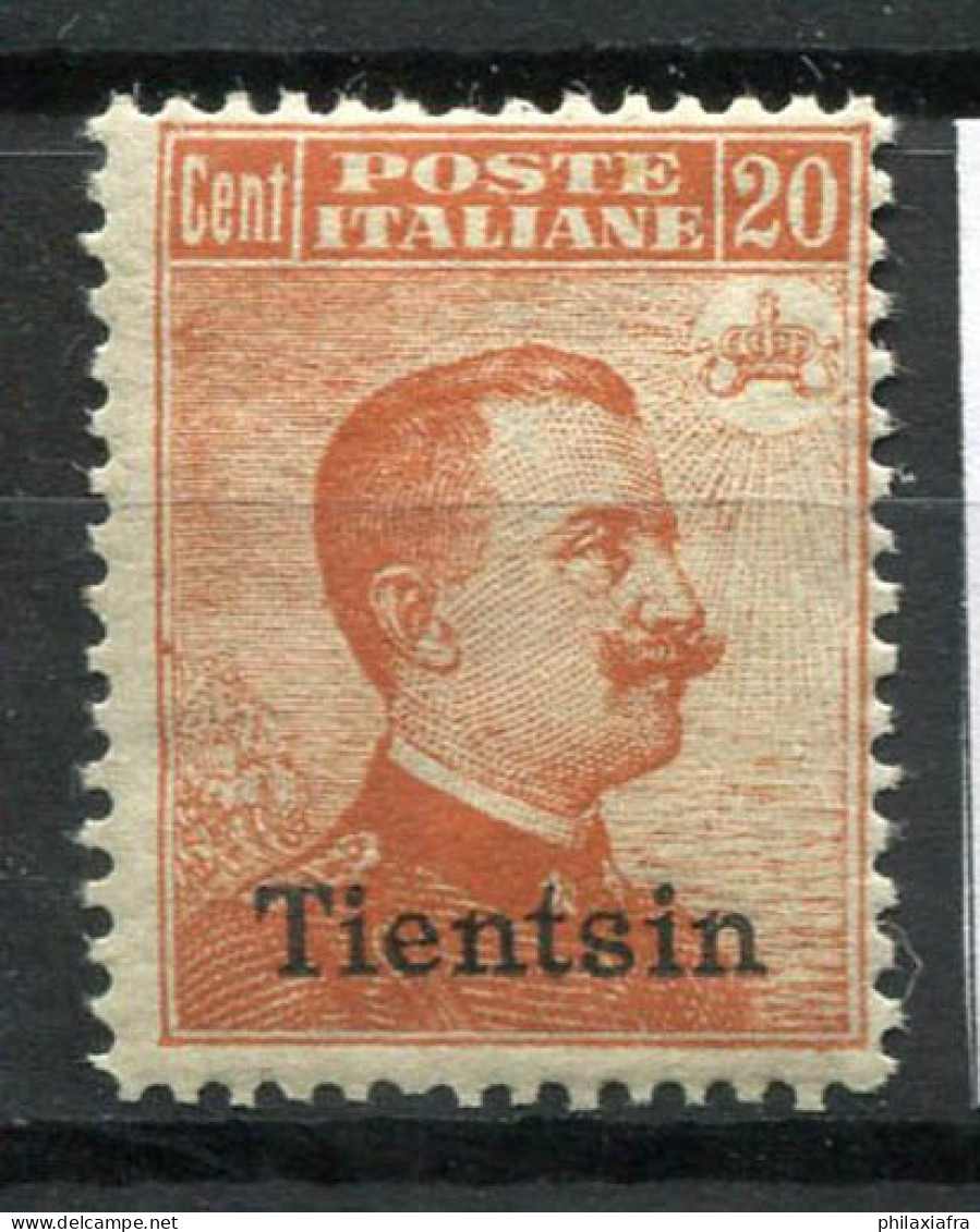 Tianjin 1917 Sass. 8 Neuf ** 40% 20 Cents - Tientsin