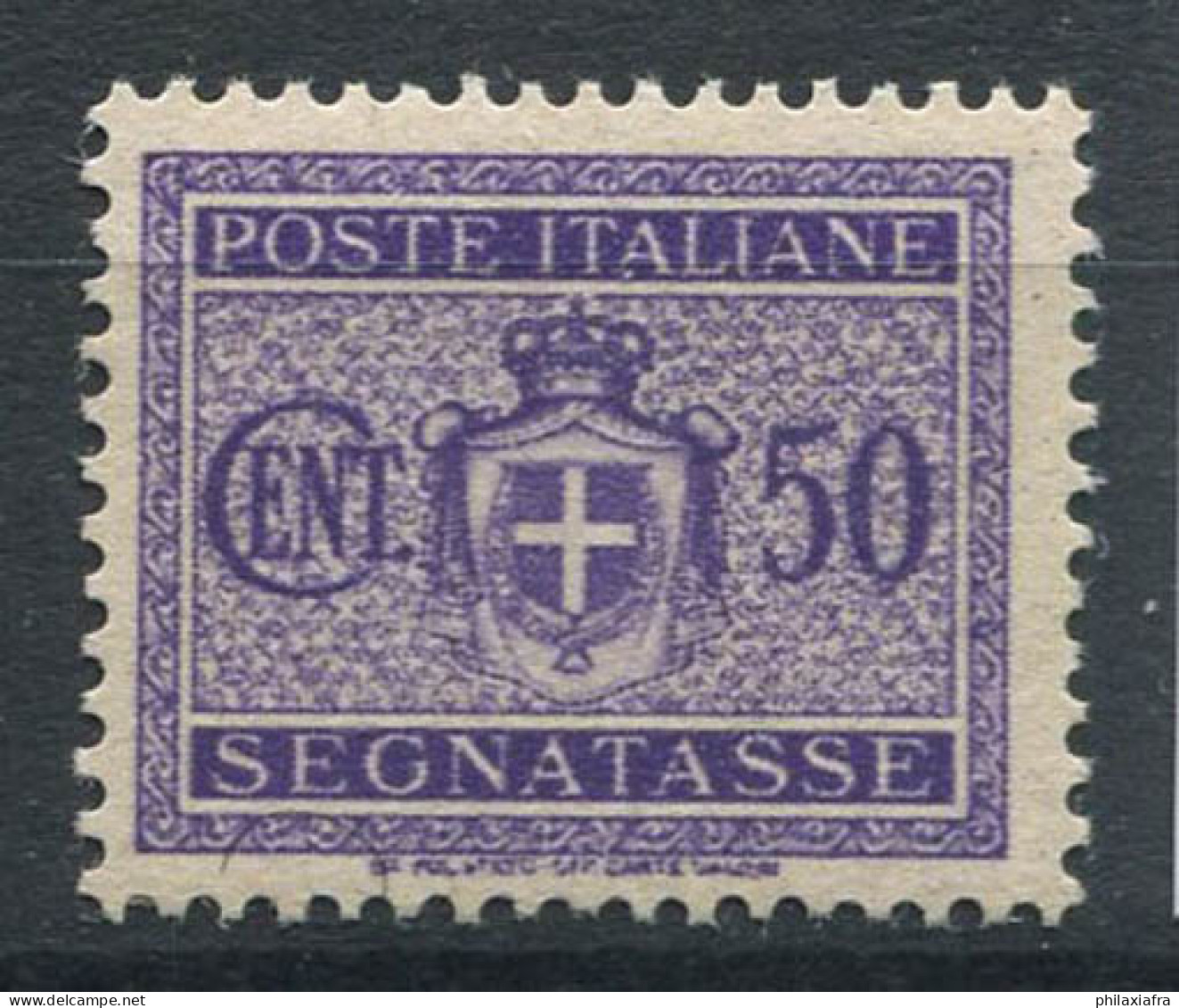 Italie Lieutenance 1945 Sass. 90 Neuf ** 80% Timbre-taxe 50 Cent. - Mint/hinged