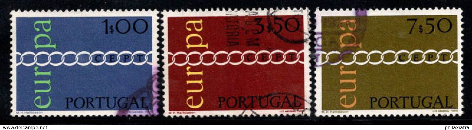 Portugal 1971 Mi. 1127-1129 Oblitéré 100% Europe CEPT - Usado