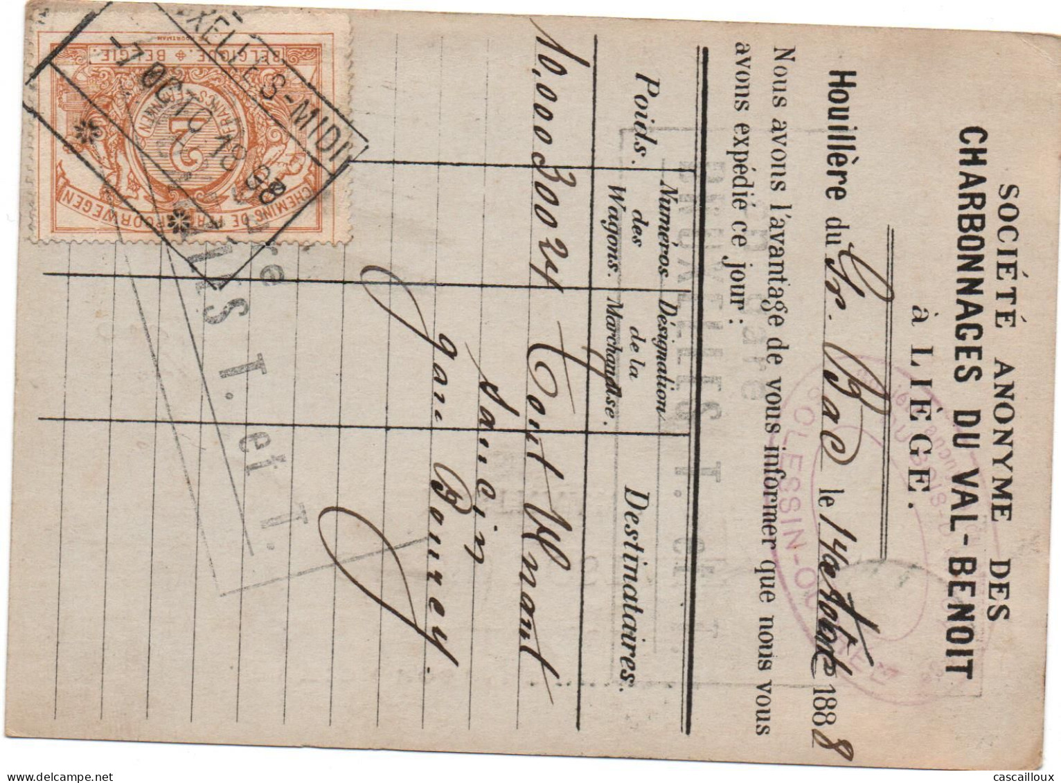 Timbre Fiscaux De BELGIQUE - Documents