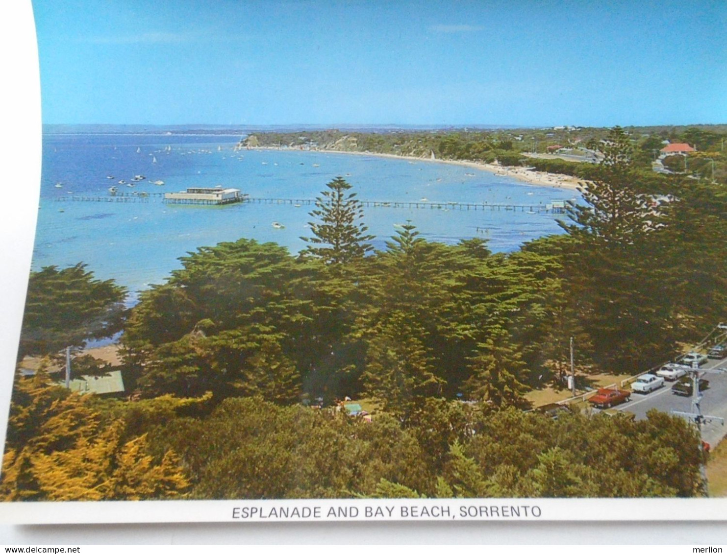 ZA476.20   Australia Victoria  view letter  -  Nu-Color-View  - Mornington Pier and Yacht Club, Bay Beach Sorrento  1999