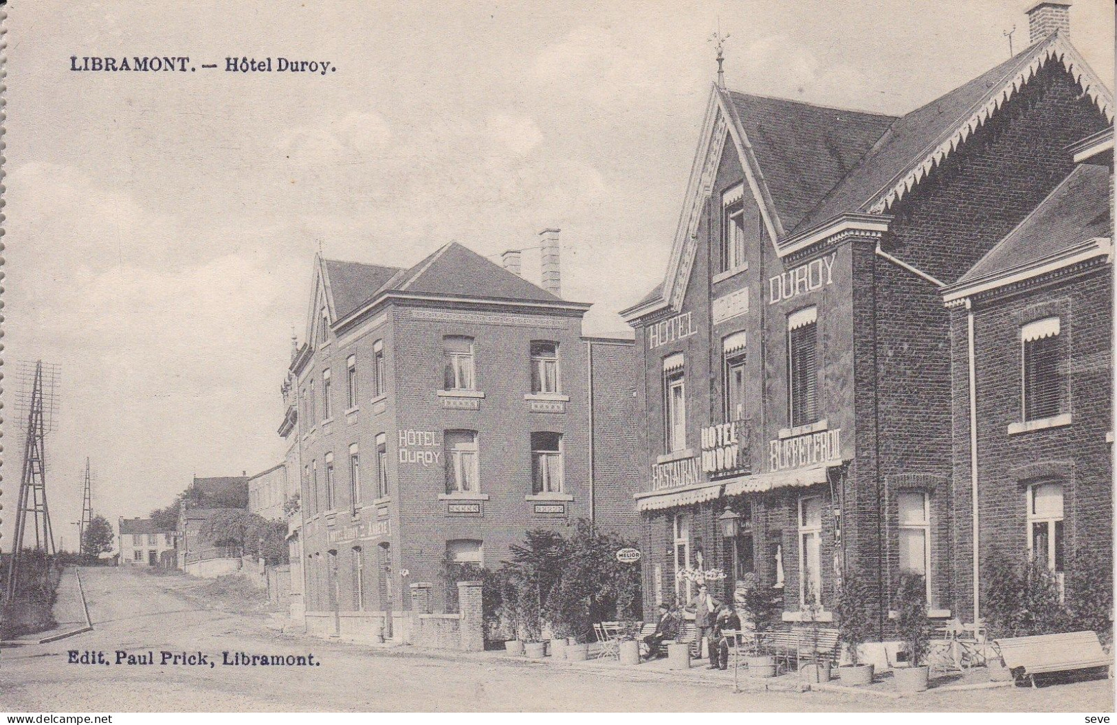 14-18 LIBRAMONT Hôtel DUROY Carte Rédigée En Octobre 1914 Par Un Soldat Allemand - Libramont-Chevigny