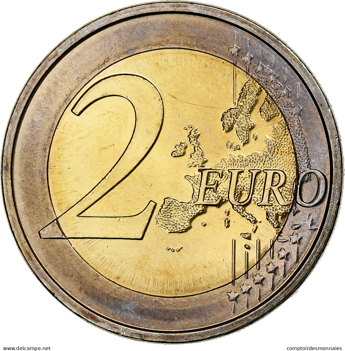 Slovénie, 2 Euro, 10 Ans De L'Euro, 2012, SPL, Bimétallique - Slovenia