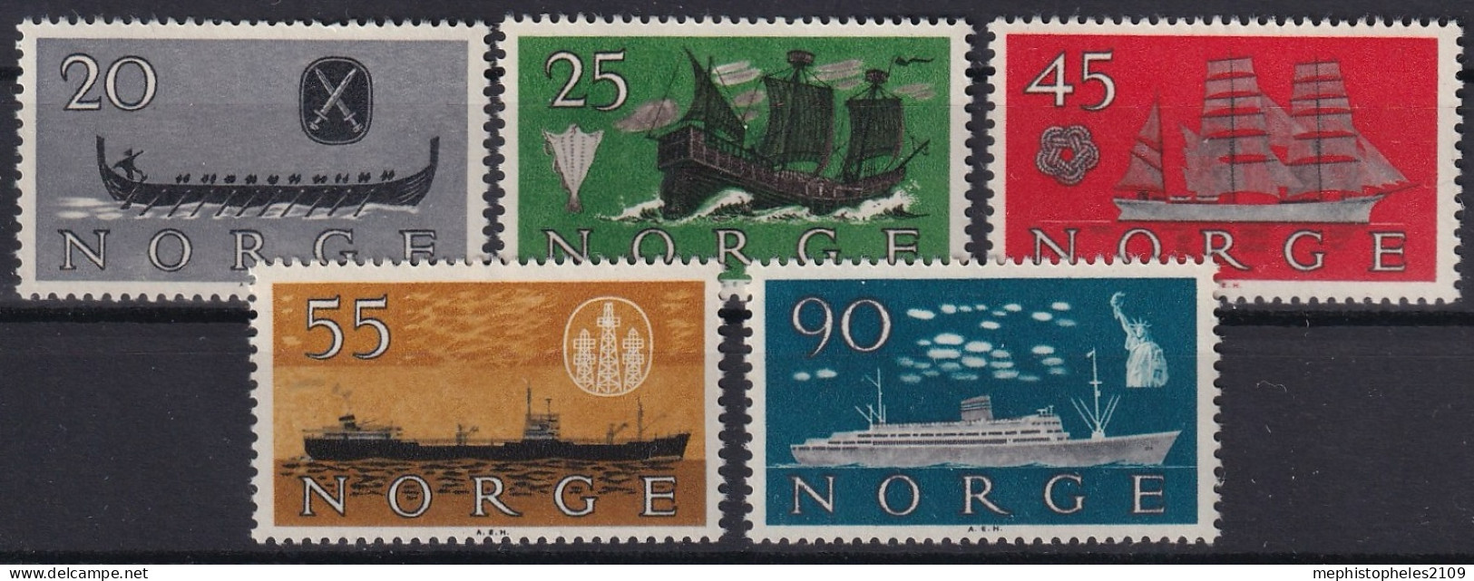 NORWAY 1960 - MNH - Mi 444-448 - Neufs