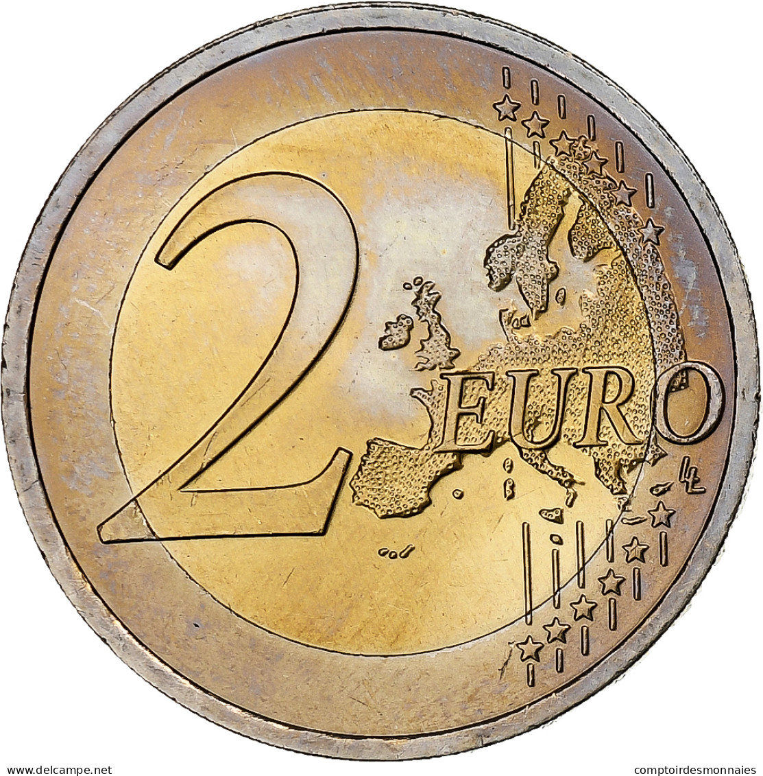 Autriche, 2 Euro, 10 Ans De L'Euro, 2012, SPL, Bimétallique - Austria