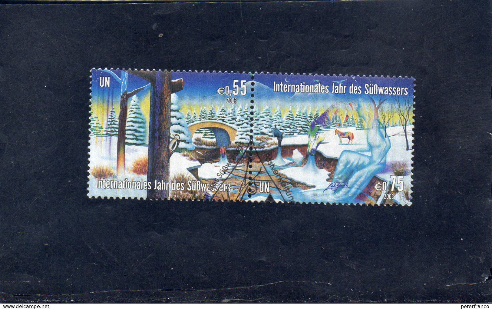 2003 ONU Vienna - Anno Int. Dell'acqua Fresca - Used Stamps