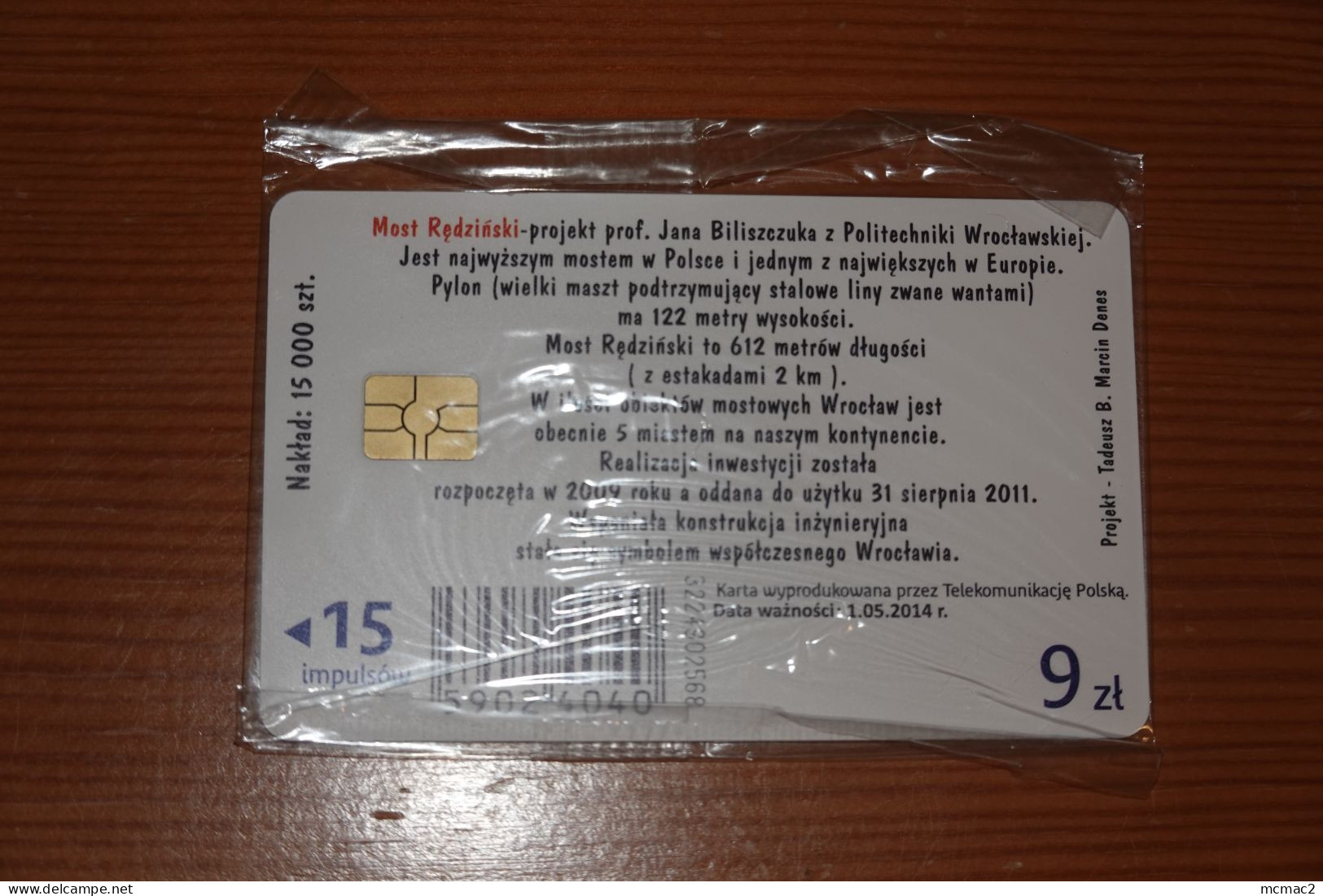 Redzinski Bridge 215KD - Poland Mint In Blister - Chip - Tirage, Auflage 15.000 - Neu, Neuf - Poland