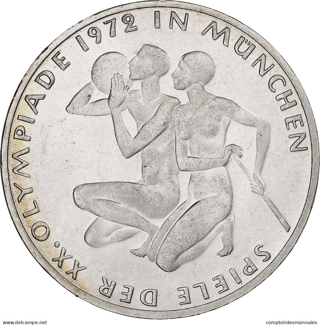 Monnaie, République Fédérale Allemande, 10 Mark, 1972, Stuttgart, SPL - Sonstige & Ohne Zuordnung