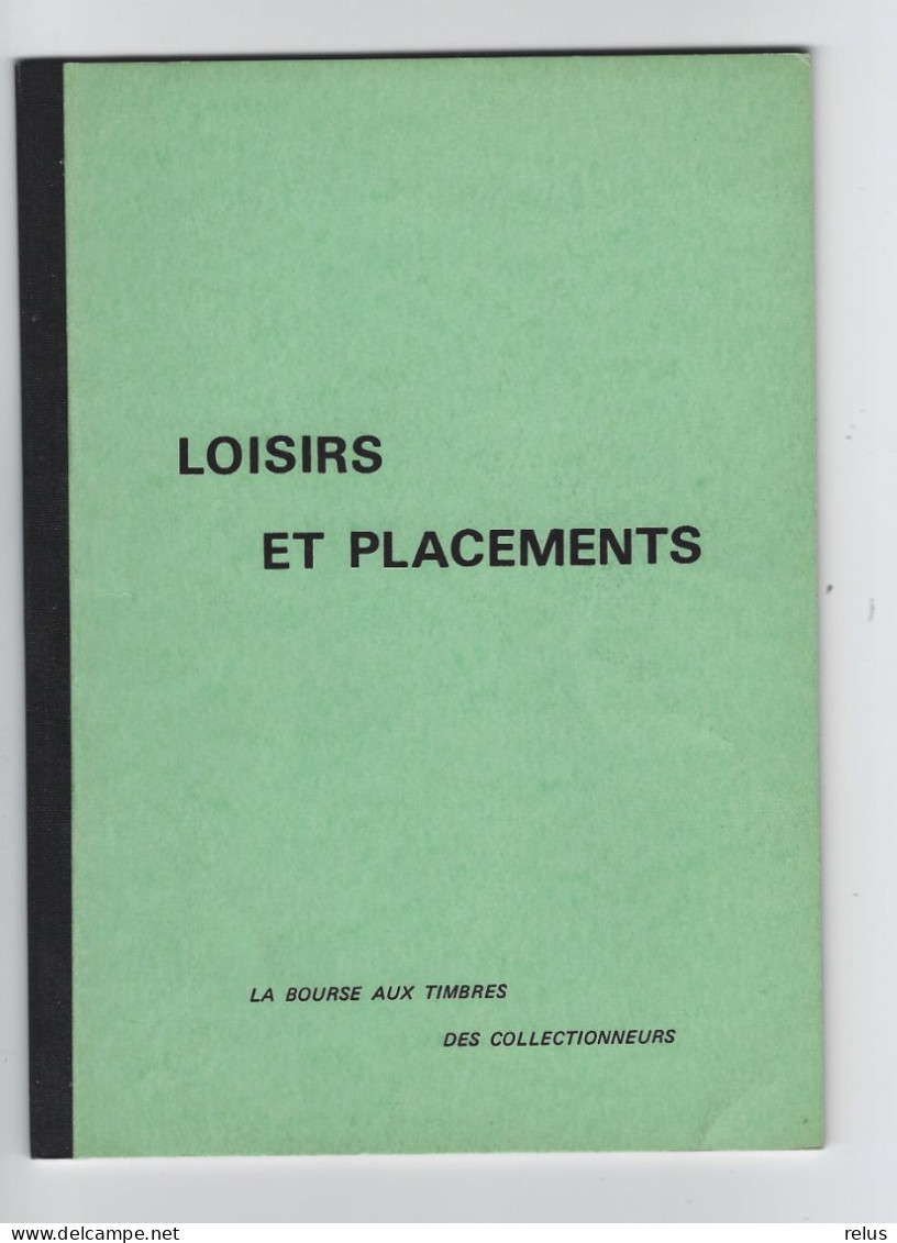 Loisirs Et Placements La Bourse Aux Timbres Des Collectionneurs N°4 Mai 1968 Olivier Ducassé - Filatelia E Historia De Correos