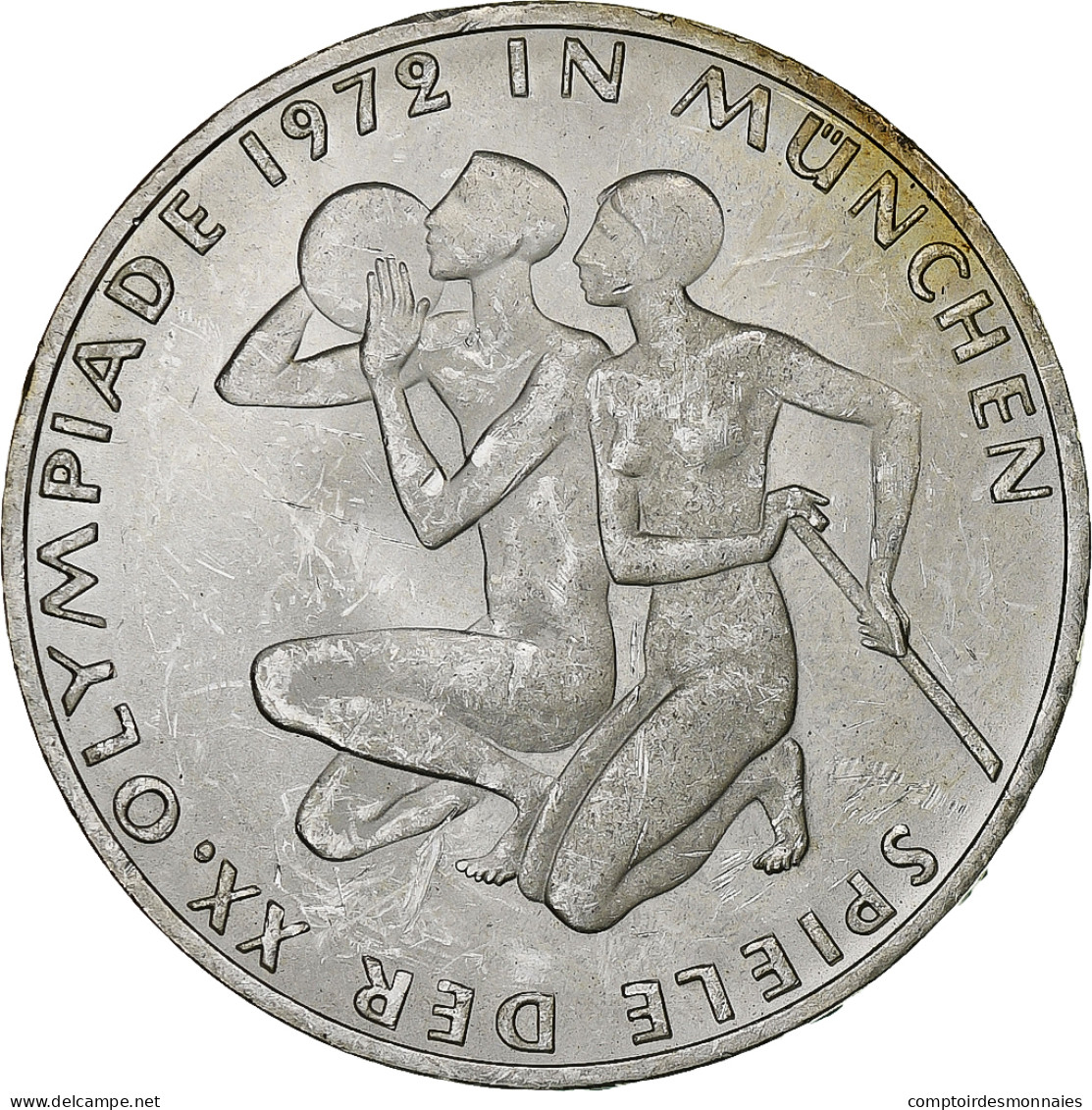 Monnaie, République Fédérale Allemande, 10 Mark, 1972, Hambourg, SUP+ - Sonstige & Ohne Zuordnung