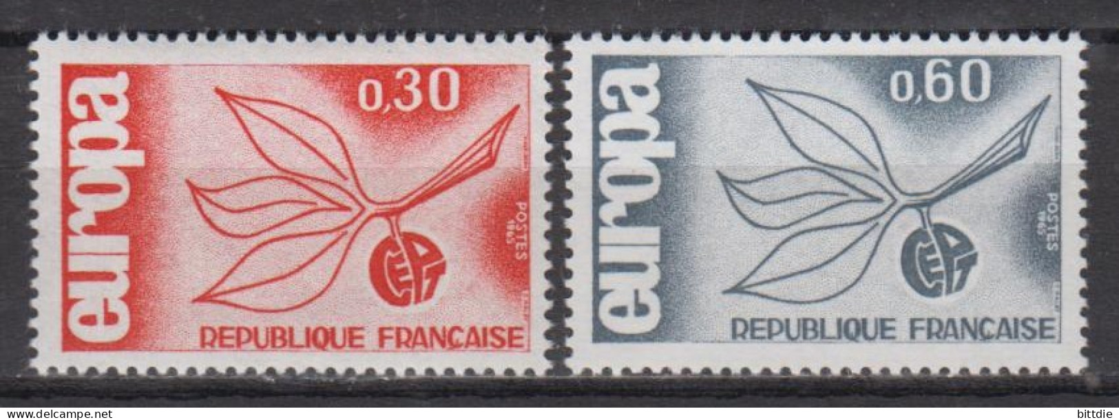 Europa/Cept, Frankreich  1521/22 , Xx  (S 1759) - 1965