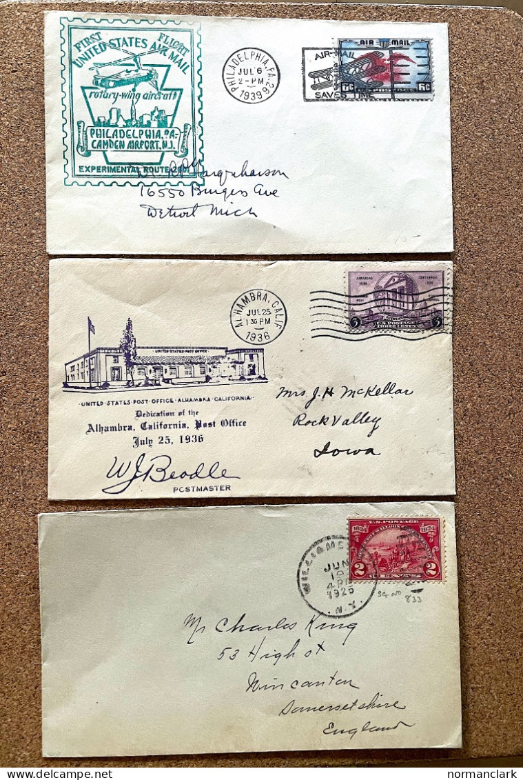 USA 1924-80 RANGE OF COVERS AND CARDS WITH PHILATELIC & TOPICAL INTEREST (17)