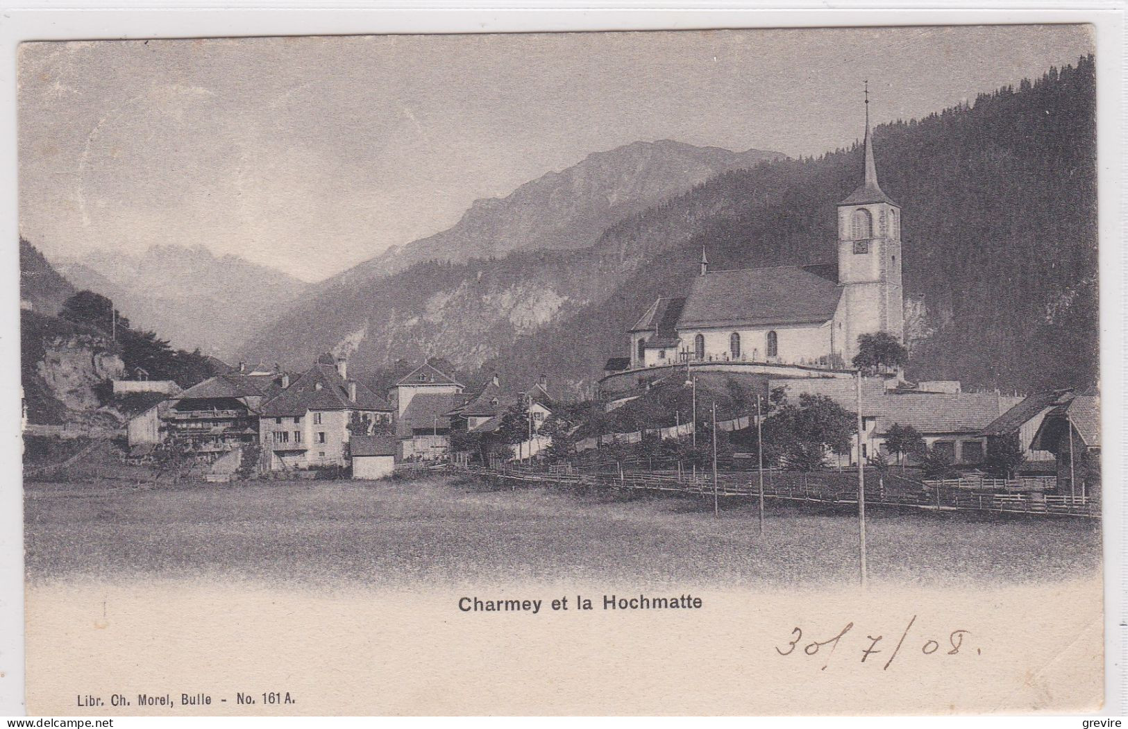 Charmey Et La Hochmatte, église, 1908 - Charmey