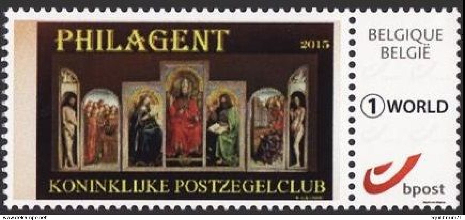 DUOSTAMP** / MYSTAMP** - Philagent 2015 - Club Royal Philatélique / Koninklijke Postzegelclub / Königlicher Briefmarken - Schilderijen