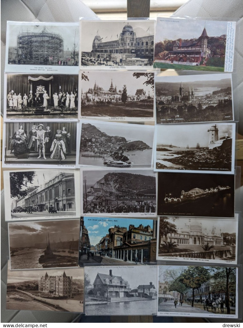 UNITED KINGDOM - 215 Better Quality Postcards - Retired Dealer's Stock - ALL POSTCARDS PHOTOGRAPHED - Collections & Lots