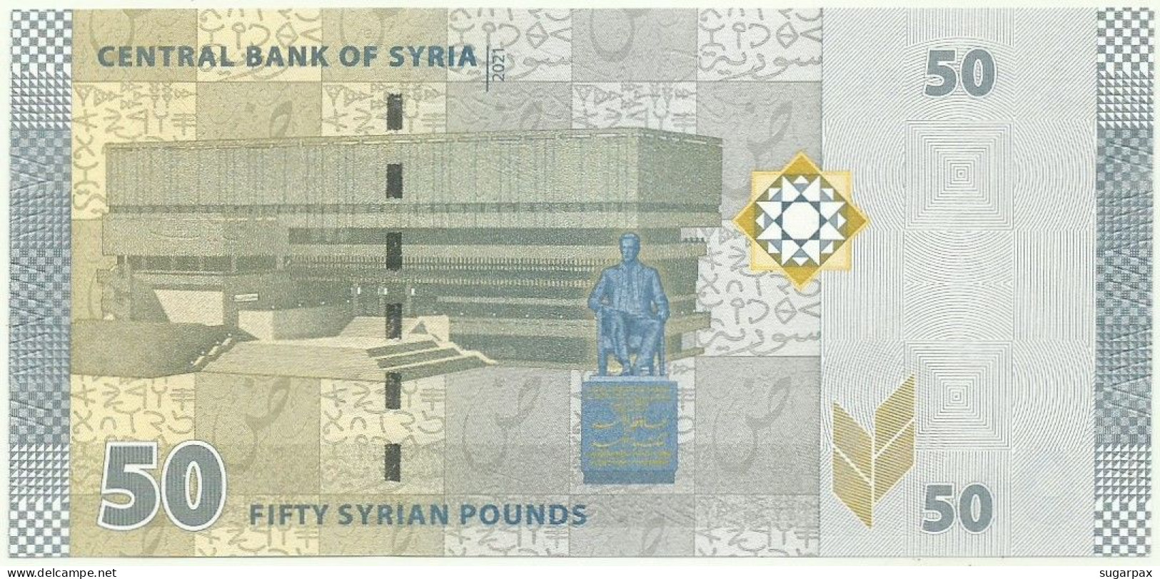 Syria - 50 Syrian Pounds - 2021 / AH 1442 - Pick 112.NEW - Unc. - Serie S/01 - Syria