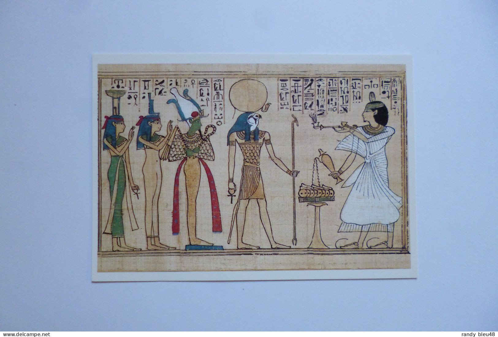 EGYPTE  - Peinture Sur Papyrus  -  Le Contrôleur Général Des Finances - Museen