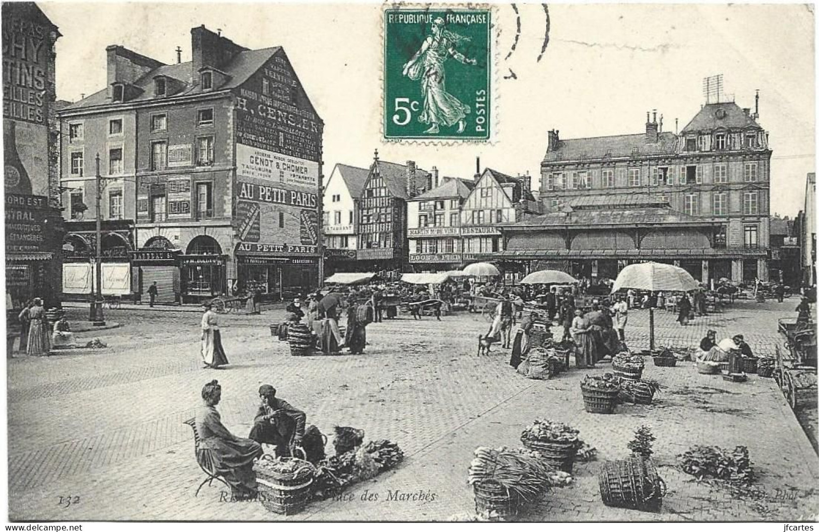 51 - REIMS - La Place Des Marchés - Pargny Sur Saulx