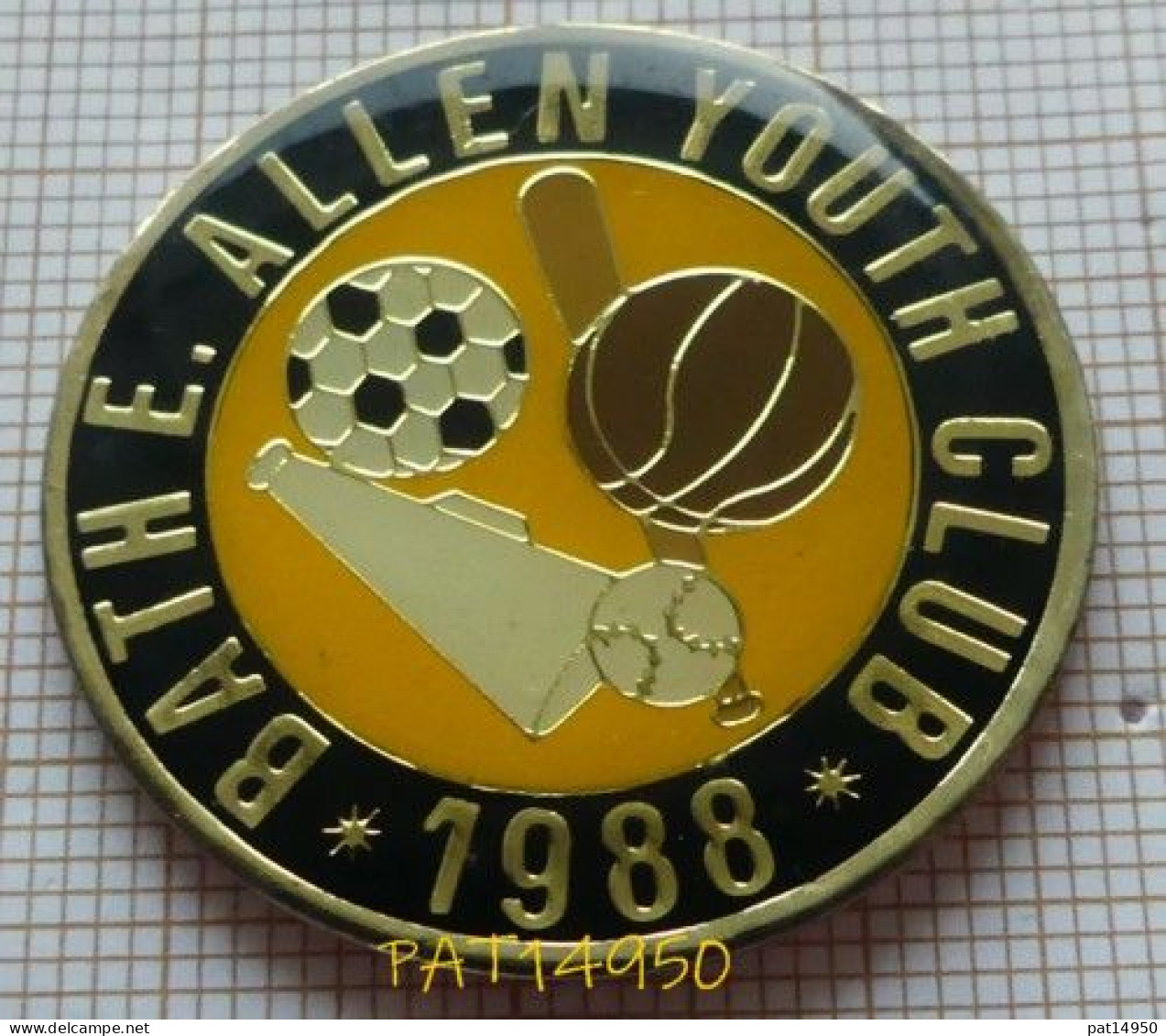 PAT14950 BATH-EAST ALLEN YOUTH CLUB 1988 BASEBALL BASKET FOOTBALL SOCCER - Baseball