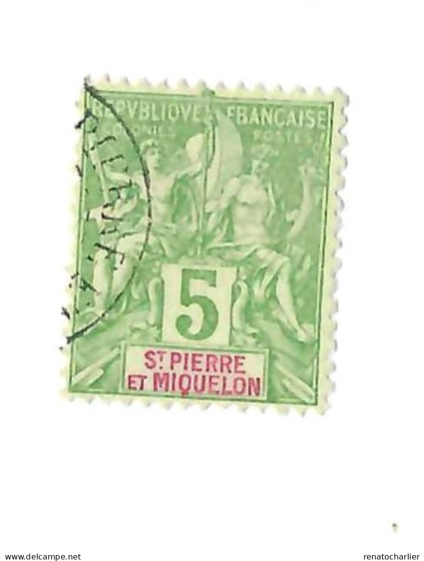 Type Groupe.5 Centimes. - Used Stamps