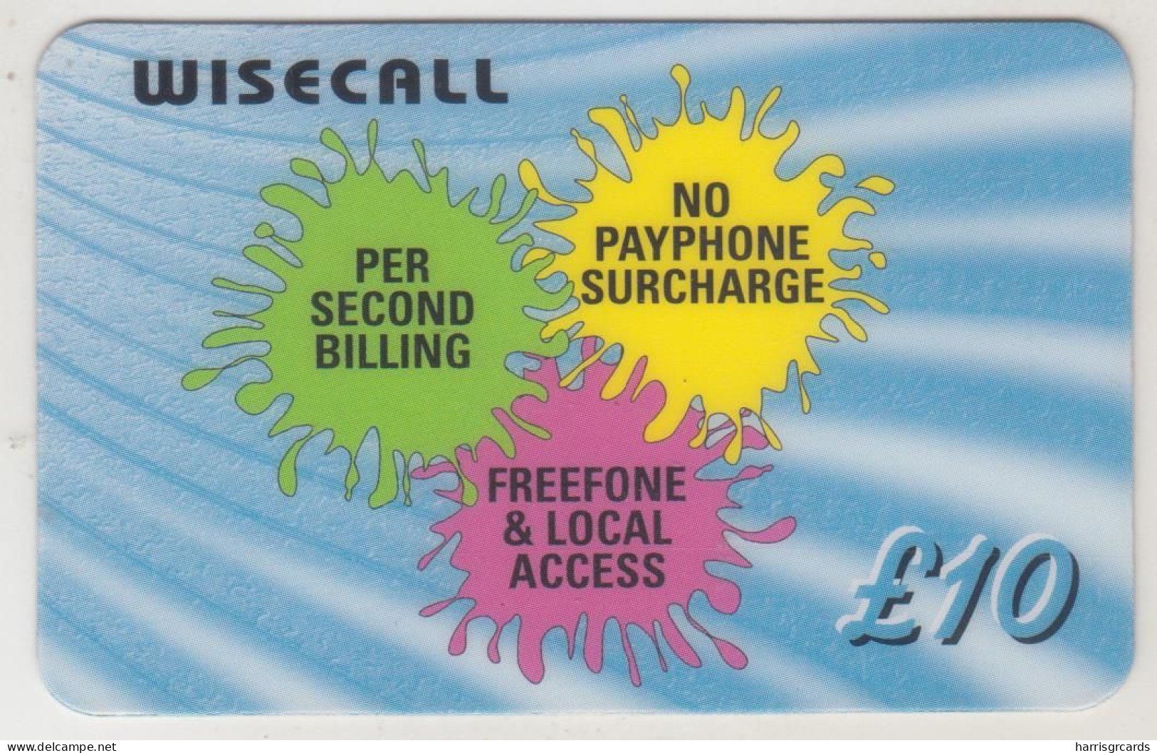 UK - Wisecall , Prepaid Card, 10 £, Used - Other & Unclassified