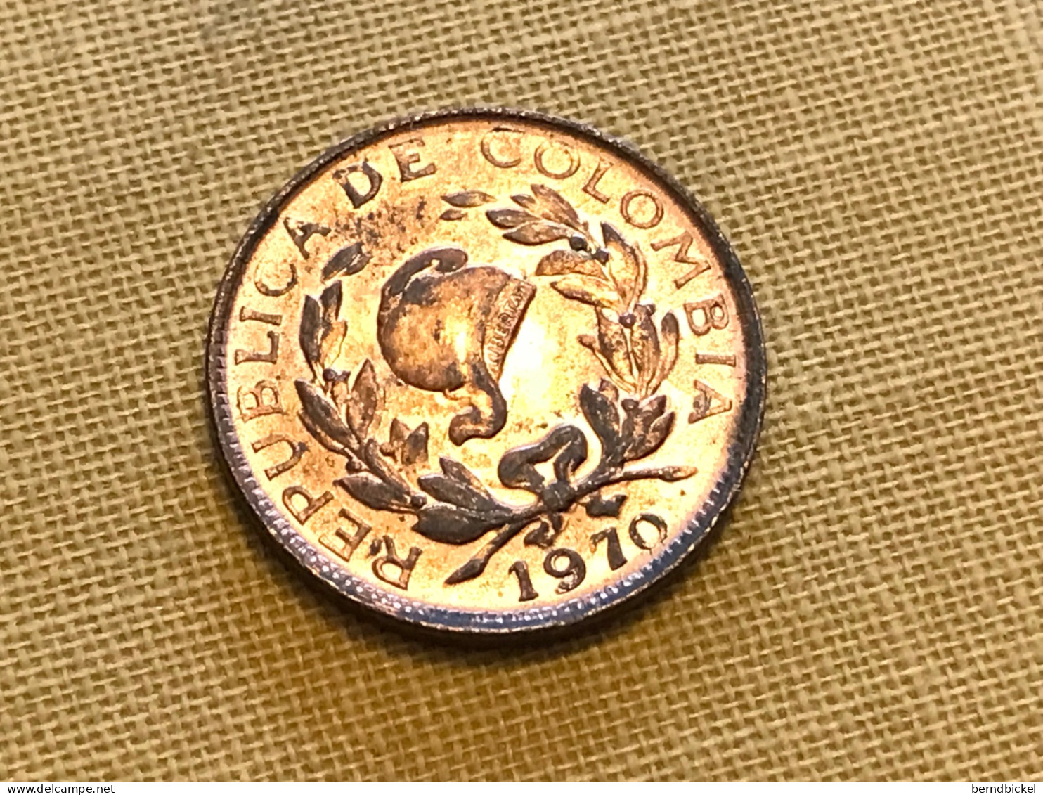 Münze Münzen Umlaufmünze Kolumbien 1 Centavo 1970 - Kolumbien