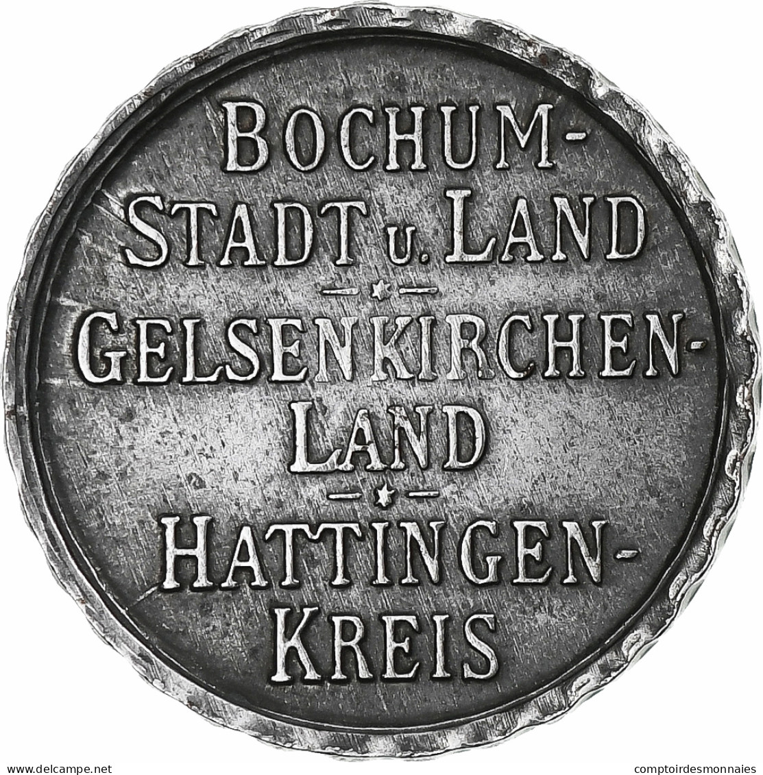 Allemagne, Bochum, Gelsenkirchen, Hattingen, 10 Pfennig, 1918, SUP, Iron - Notgeld