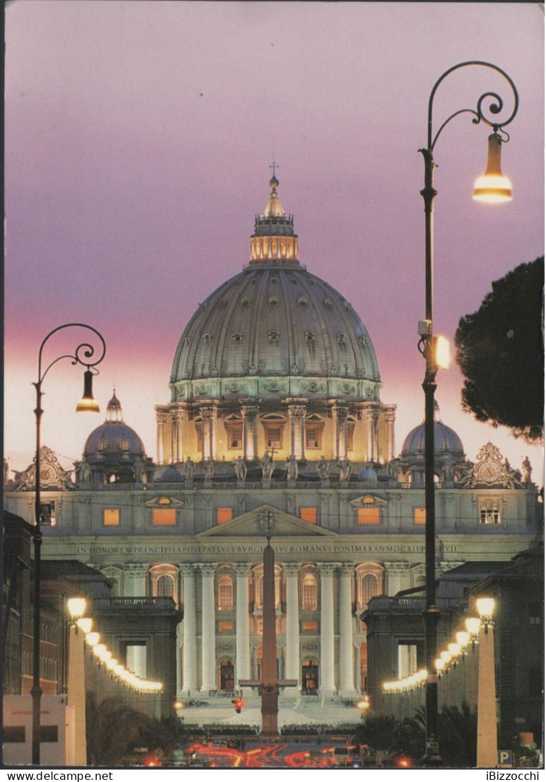 Vaticano - Storia Postale - 2001 - 800 La Cappella Sistina Restaurata (Isolato) - Cartolina - San Pietro Al Tramonto - V - Brieven En Documenten
