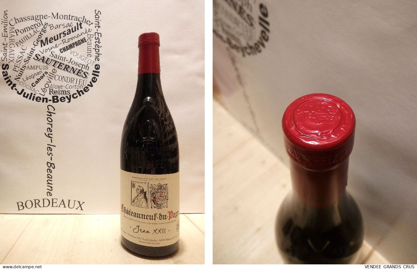 Châteauneuf-du-Pape 2022 - Jean XXII – Château Fargueirol - Châteauneuf-du-Pape - 1 X 75 Cl - Rouge - Wijn