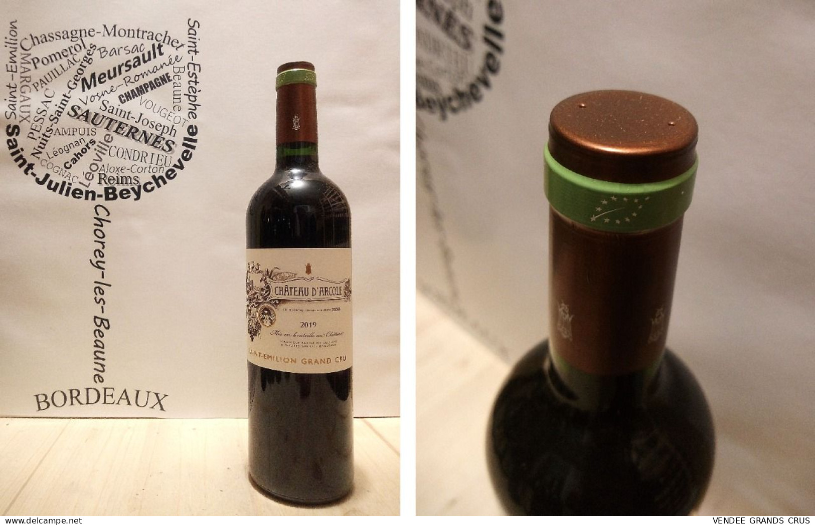 Château D'Arcole 2019 - Saint-Emilion Grand Cru - 1 X 75 Cl - Rouge - Wijn