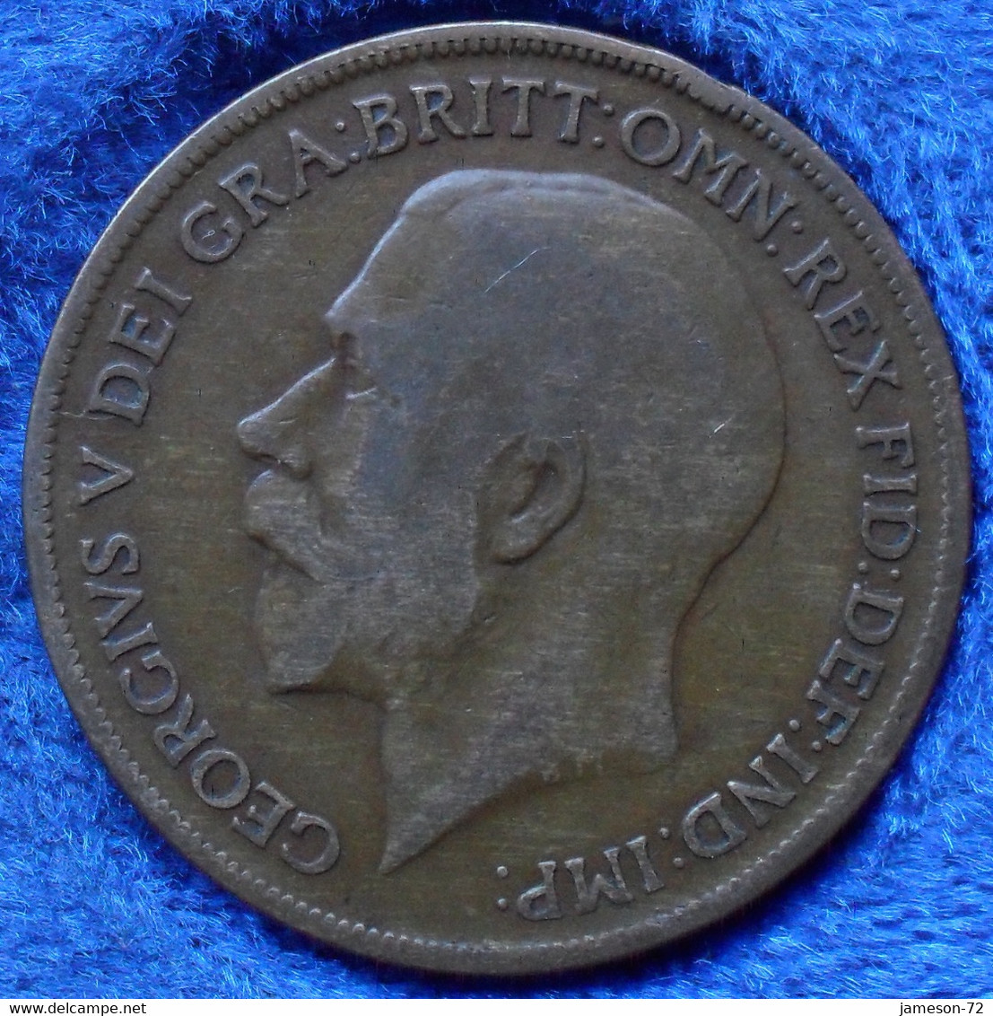 UK - 1 Penny 1921 KM# 810 George V (1910-1936) Bronze - Edelweiss Coins . - Sonstige & Ohne Zuordnung