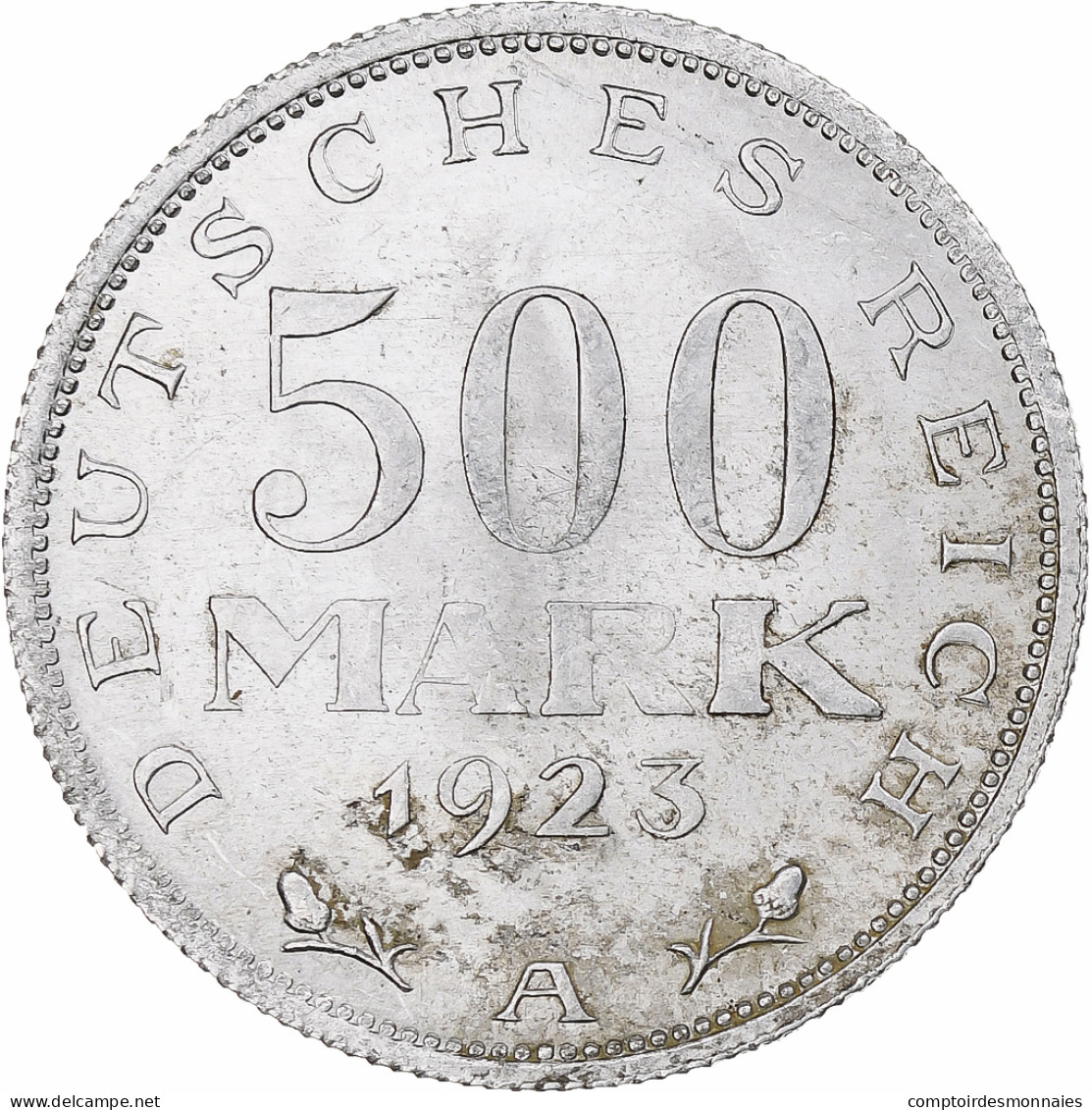 Allemagne, 500 Mark, 1923, Berlin, Weimar Republic, SUP+, Aluminium, KM:36 - 3 Mark & 3 Reichsmark