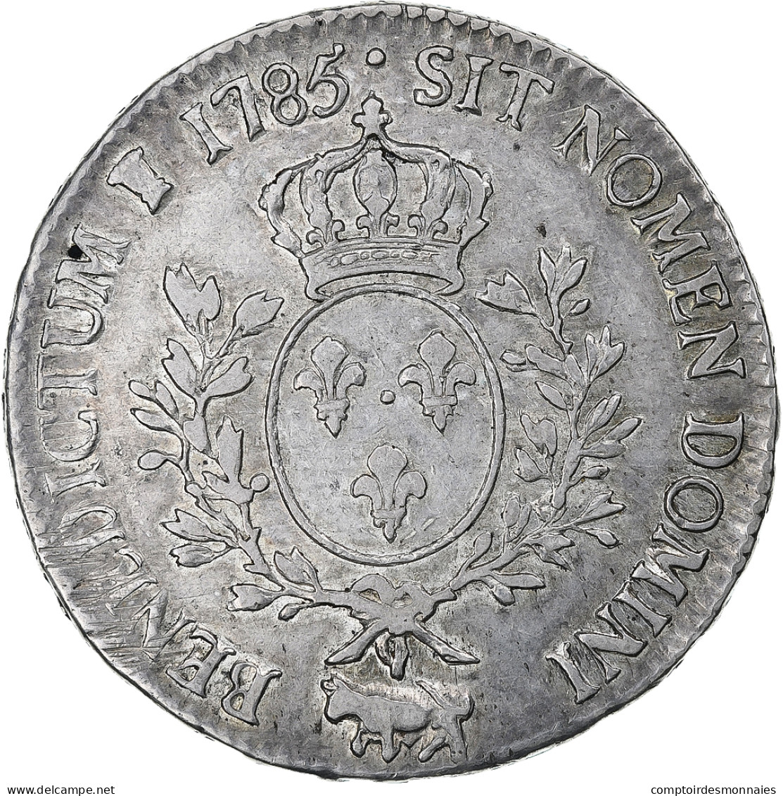 France, Louis XVI, Écu De Béarn Aux Branches D'olivier, 1785, Pau, TB+ - 1774-1791 Louis XVI