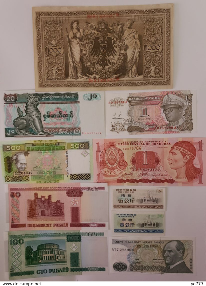 PM WORLD PAPER MONEY SET LOT-33 UNC - Collections & Lots