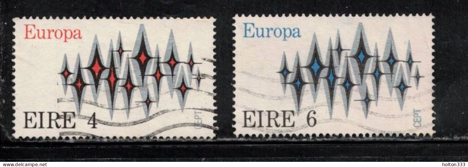 IRELAND Scott # 316-7 Used - 1972 Europa Issue - Used Stamps