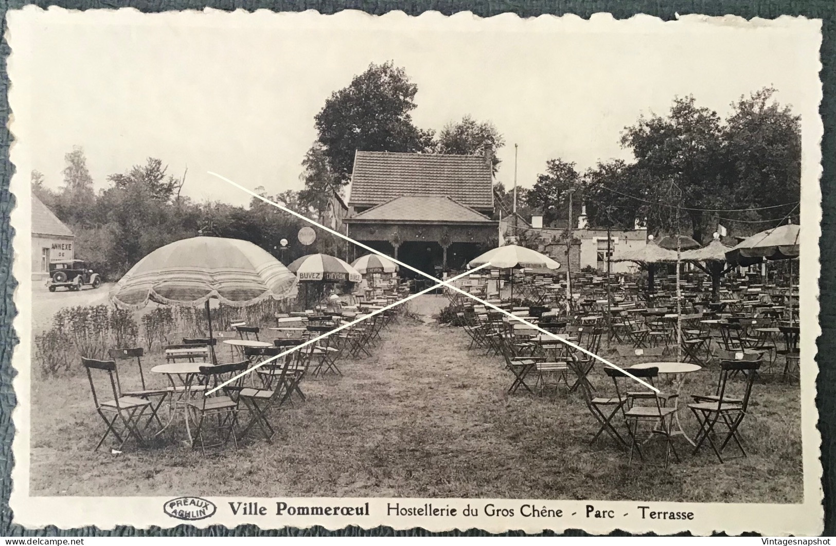 VILLE POMMEROEUL Hostellerie Du Gros Chêne Parc Terrasse CPSM - Bernissart