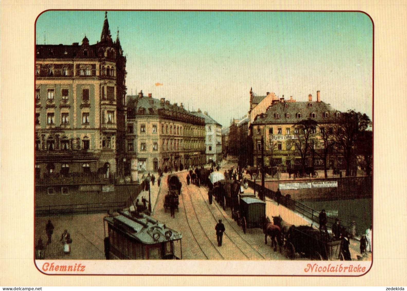 G8630 - TOP Chemnitz Nicolaibrücke - Verlag Bild Und Heimat Reichenbach Qualitätskarte - Chemnitz (Karl-Marx-Stadt 1953-1990)