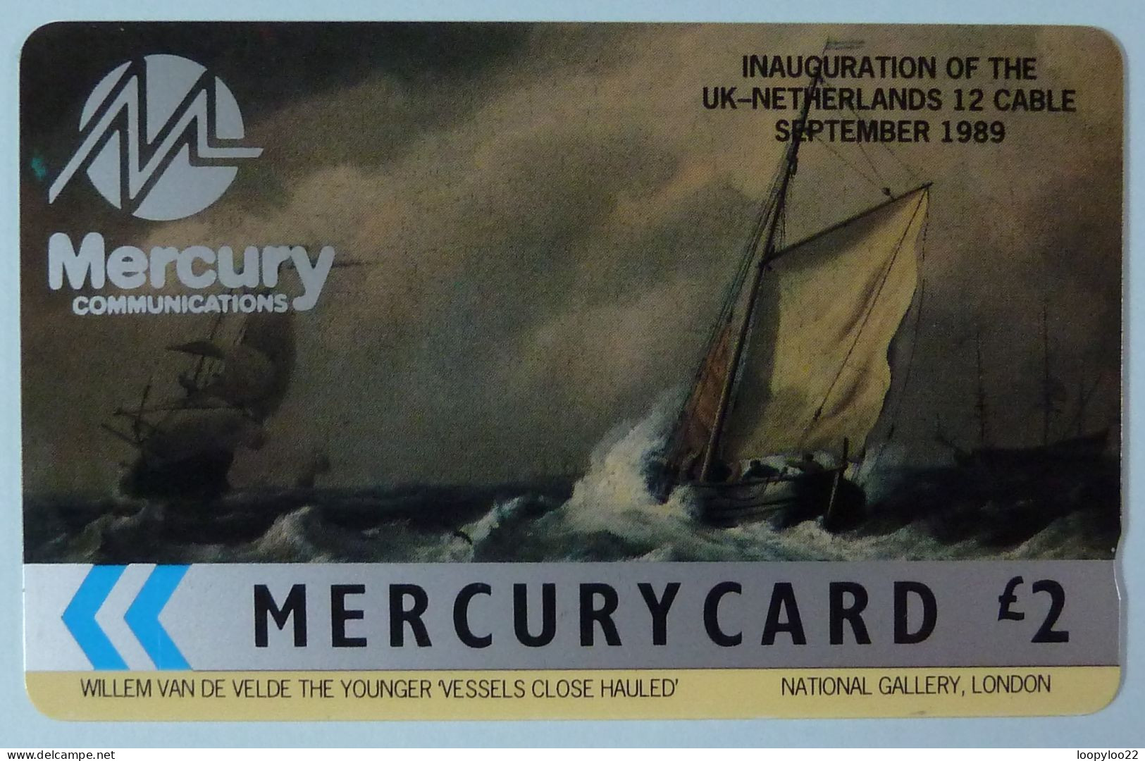 UK - Great Britain - Mercury - MER032 - 17MERE - Inverted Controls - Cable - Vessels Close Hauled - Mint - Mercury Communications & Paytelco