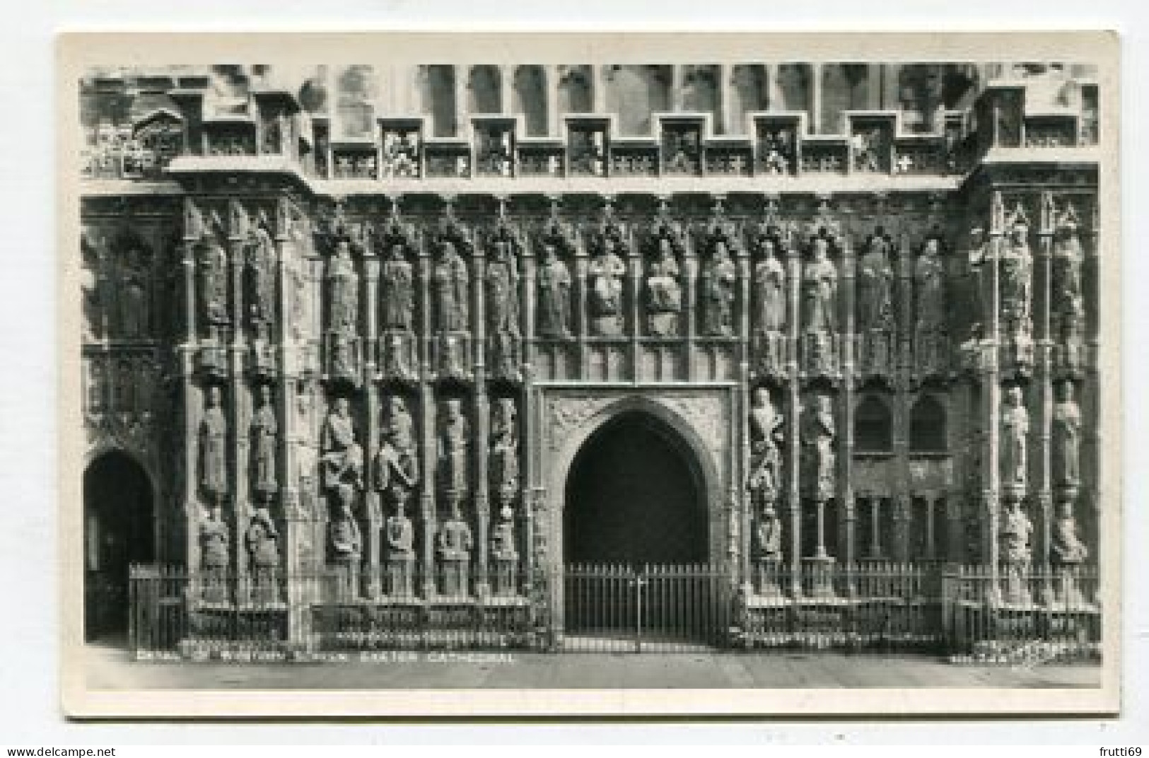 AK 187657 ENGLAND - Exeter Cathedral - Detail Of Western Screen - Exeter