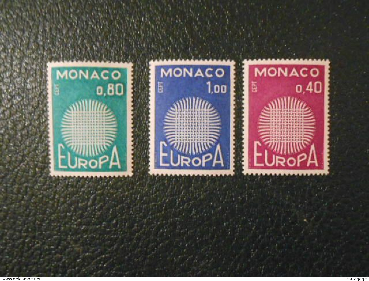 MONACO  YT 819/821 EUROPA 1970** - 1970