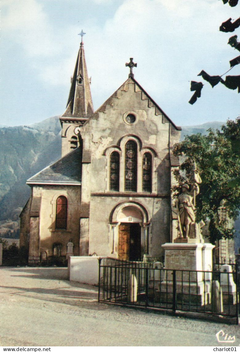 Allemont église Et Monument Aux Morts - Allemont