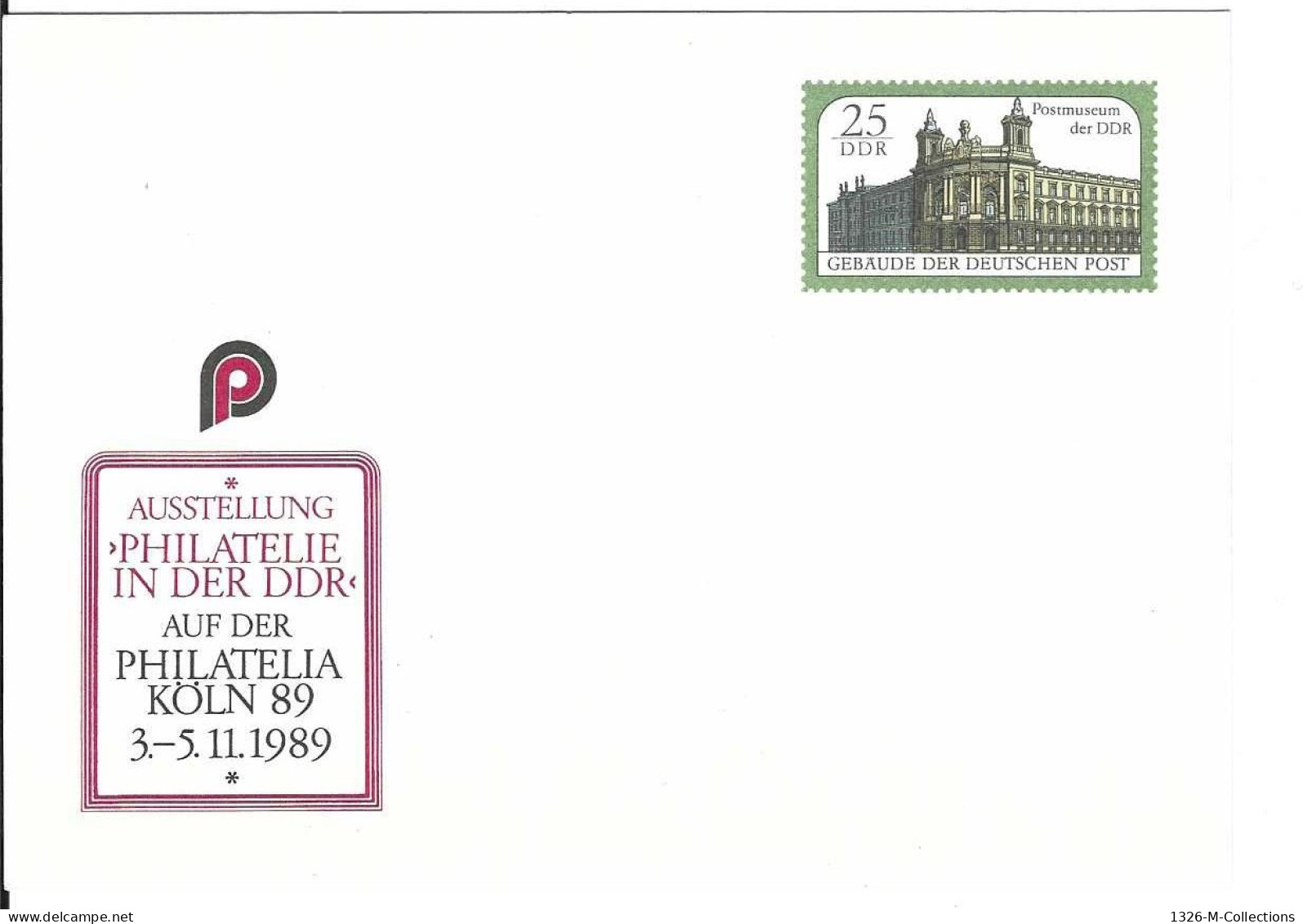 Carte Postale ALLEMAGNE ORIENTALE Entiers Postaux N° 2759 Y & T - Postkarten - Ungebraucht