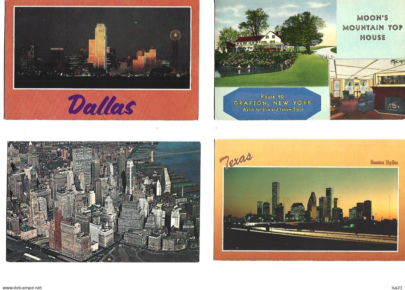 Lot De 25 Cartes Postales: CPM Etats Unis, Amérique Du Nord: NEW-YORK, DALLAS, HOUSTON, Etc. - Colecciones Y Lotes
