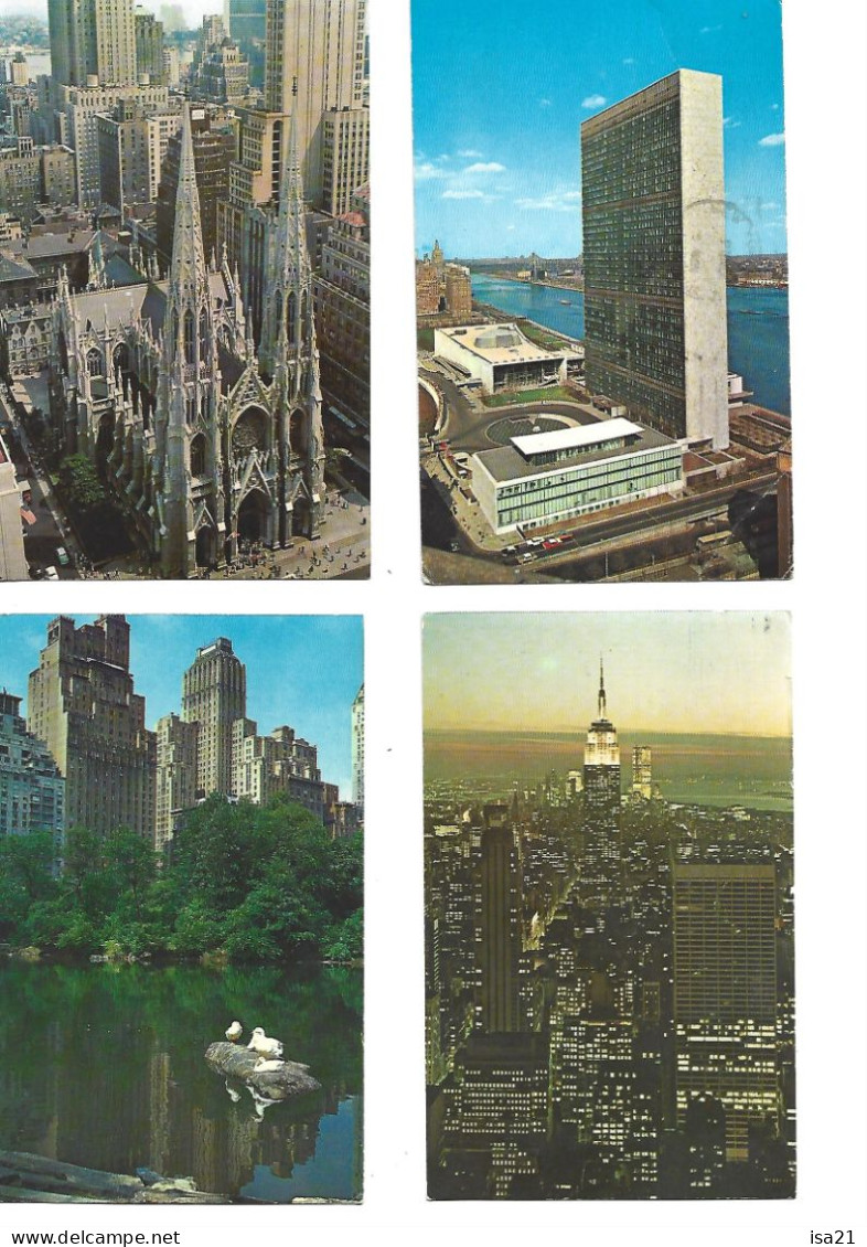 Lot De 25 Cartes Postales: CPM Etats Unis, Amérique Du Nord: NEW-YORK, DALLAS, HOUSTON, Etc. - Colecciones Y Lotes
